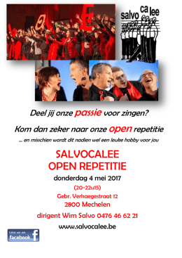 Salvocalee open repetitie 2017