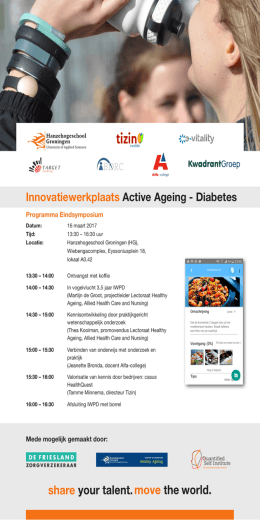 Innovatiewerkplaats Active Ageing