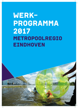 Werkprogramma 2017 - Metropoolregio Eindhoven