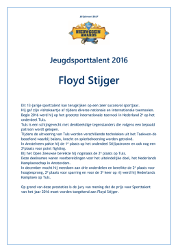 Floyd Stijger - Nieuwegein Awards