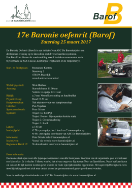 Info Barof 17 - Baronierijders