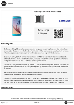 Galaxy S6 64 GB Blue Topaz