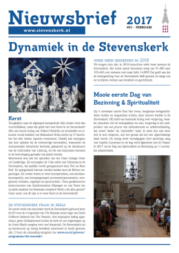 Nieuwsbrief - Stevenskerk