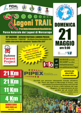 15° Lagoni Trail Km 21/11/4 - Dormelletto (NO