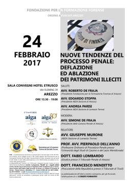 febbraio 2017 - Ordine degli Avvocati di Arezzo