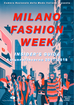 insider`s guide - Milano Moda Donna