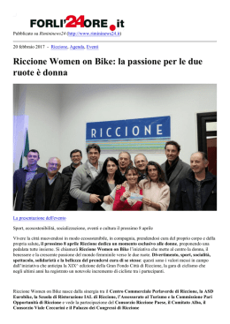 Riccione Women on Bike: la passione per le due