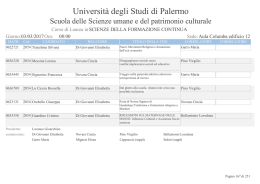 Scienze della formazione continua - Università degli Studi di Palermo