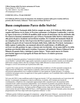 Versione Stampabile - Ufficio Stampa