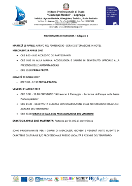 Allegato 1 – Programma - Ufficio Scolastico Regionale per il Veneto