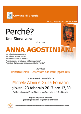 Invito presentazione libro Anna Agostiniani