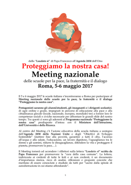 Scheda Meeting Roma 2017