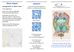 Brochure - Assistenza e Riabilitazione Psichiatrica a Roma in Via