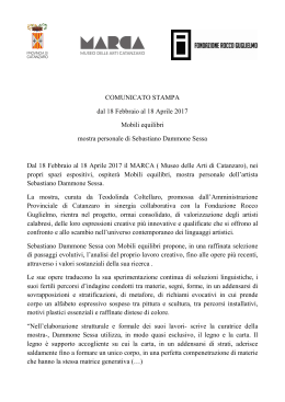 scarica pdf - MARCA, Catanzaro