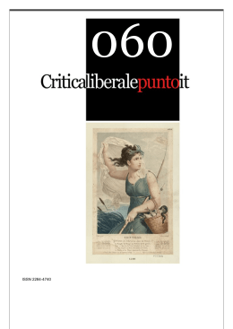 ISSN 2284-4740 - Fondazione Critica Liberale