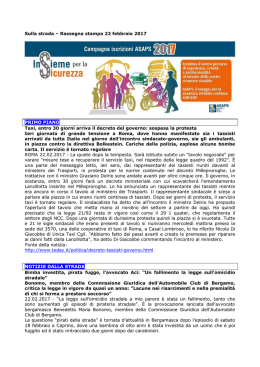 Leggi la rassegna del 22 febbraio 2017