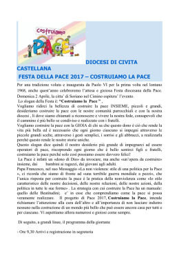 marcia della pace 2017 - Diocesi di Civita Castellana