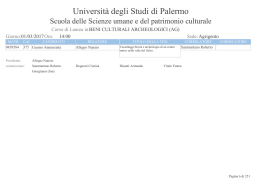 Beni culturali archeologici - Università degli Studi di Palermo