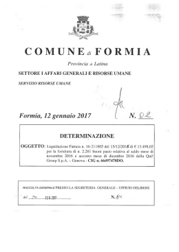 COMUNEtfFORMIA - Comune di Formia