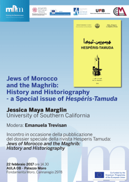 Jews of Morocco and the Maghrib: History and Historiography