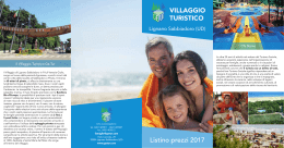 VILLAGGIO TURISTICO Listino prezzi 2017