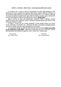OCDPC n. 344/2016 - Edifici Privati