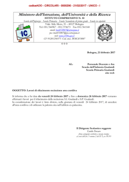 Com. 290 - Istituto Comprensivo 10 (Bologna)