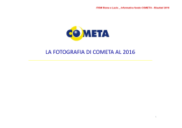 FIOM info_COMETA Risultati 2016 - Fiom