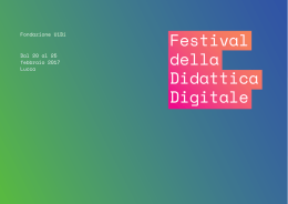 Scarica il programma - Festival della Didattica Digitale