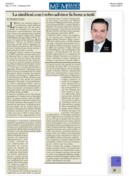 18/02/2017 Pag. 14 N.35 - 18 febbraio 2017 diffusione:69939