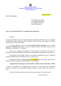 lettera convocazione formato pdf - Messina