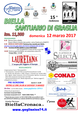 Biella - Podismo Lombardo