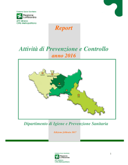 Scarica il report di prevenzione di ATS anno 2016