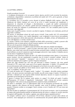 Lettera aperta dello Smi al presidente Regione Marche