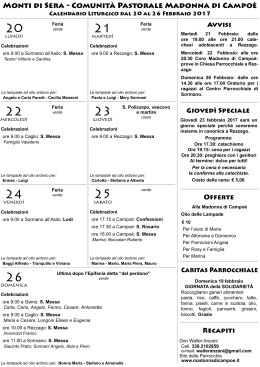 N&deg; 25 de 20 Febbraio 2017