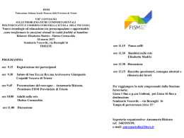 Diapositiva 1 - FISM Trieste