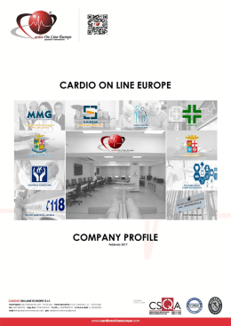 CARDIO ON LINE EUROPE COMPANY PROFILE