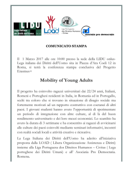 comunicato stampa mya - Associazione Nazionale Avvocati Italiani