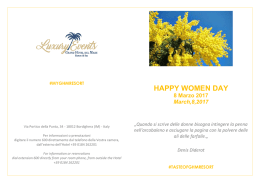 happy women day - Grand Hotel del Mare