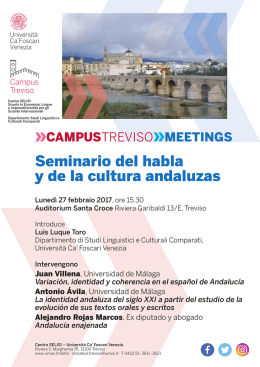 seminario del habla y de la cultura andaluzas