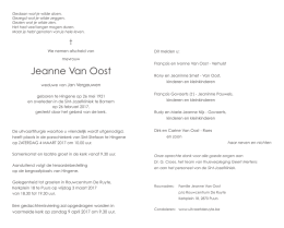 Jeanne Van Oost