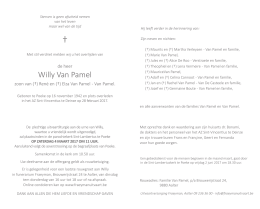 Willy Van Pamel - Fraeyman uitvaart logo