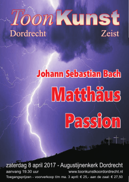 Flyer Matthäus Passion Dordrecht.cdr