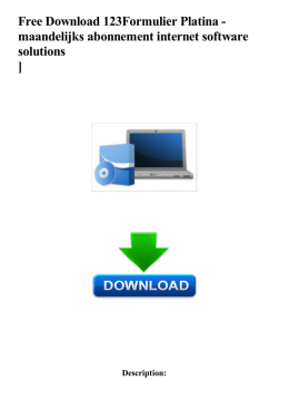Free 123Formulier Platina