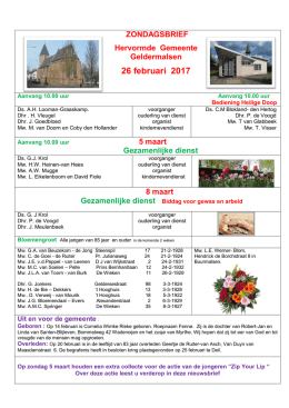 26 februari 2017 - PKN Geldermalsen