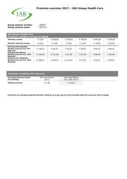 Premium Overview - StudentsInsured