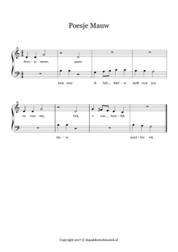 Poesje Mauw - De Paddestoel Muziek