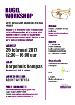 workshop - Stichting Muziekonderwijs Grootegast