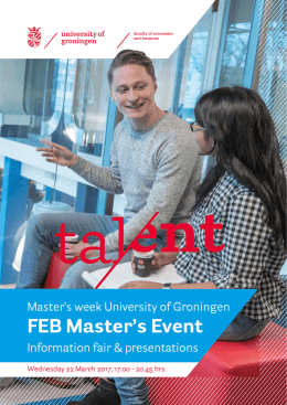 Programme FEB Master`s Event March 2017