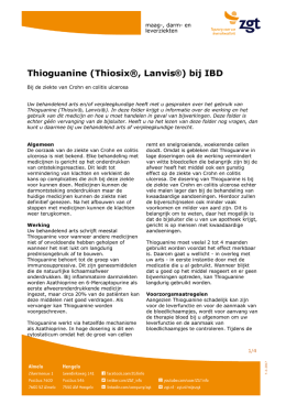 PDF Thioguanine (Lanvis, Thiosix) bij IBD